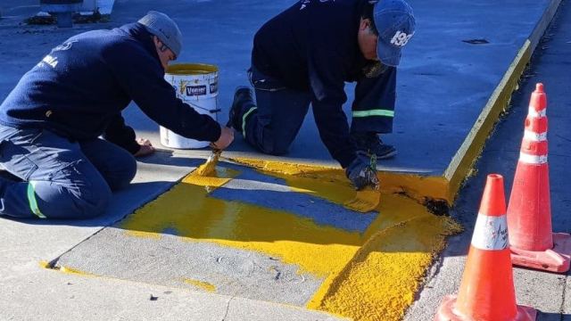 Continúan las tareas de puesta en valor en la Terminal de Ómnibus