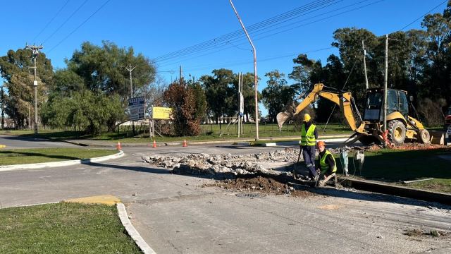 Barrio 10 de Junio: Transito interrumpido por la continuidad de la obra de extensión de la red cloacal