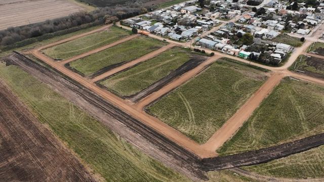 Sierras Bayas: Avanzan las obras de infraestructura del Programa de Lotes con Servicios