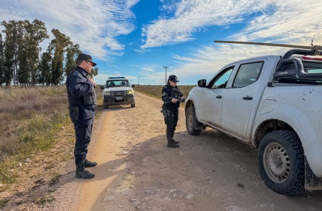Protección Ciudadana participó de un operativo preventivo en la zona rural