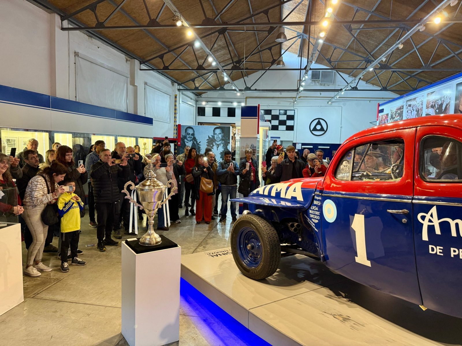 El motor de la emblemática Galera hizo emocionar al público en el Día Internacional de los Museos