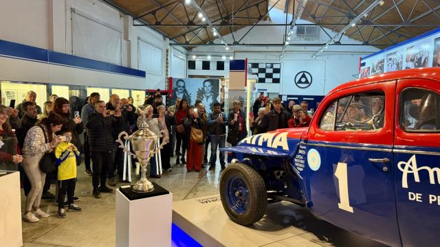 El motor de la emblemática Galera hizo emocionar al público en el Día Internacional de los Museos