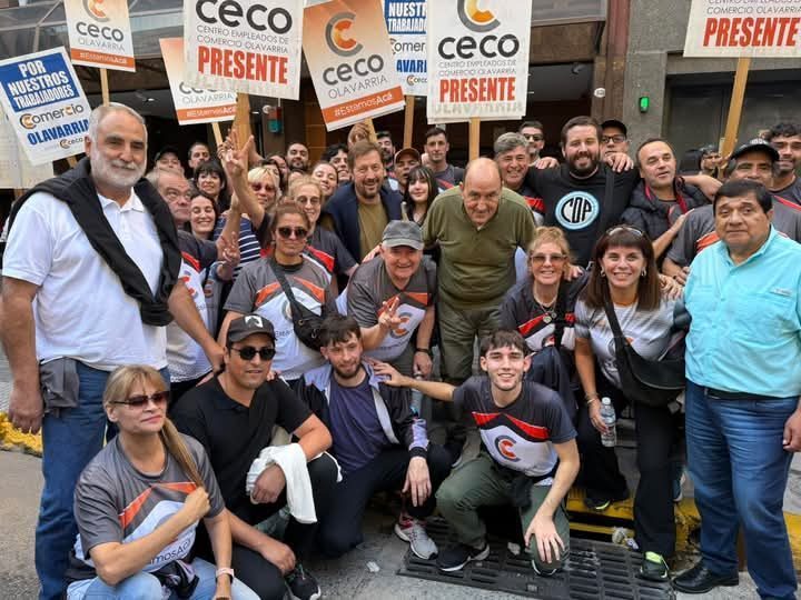 El Centro de Empleados de Comercio de Olavarría dijo presente en la movilización de la CGT