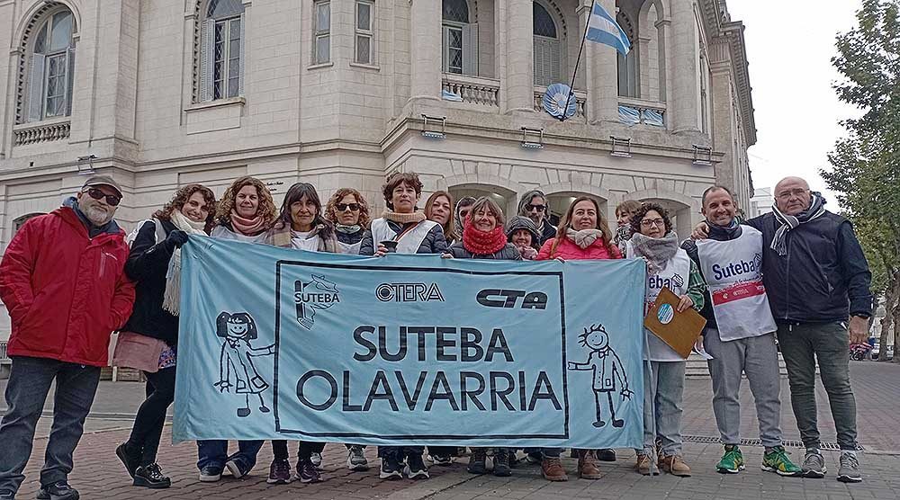 SUTEBA Olavarría adhiere a la Jornada Nacional de Lucha Docente convocada para este jueves