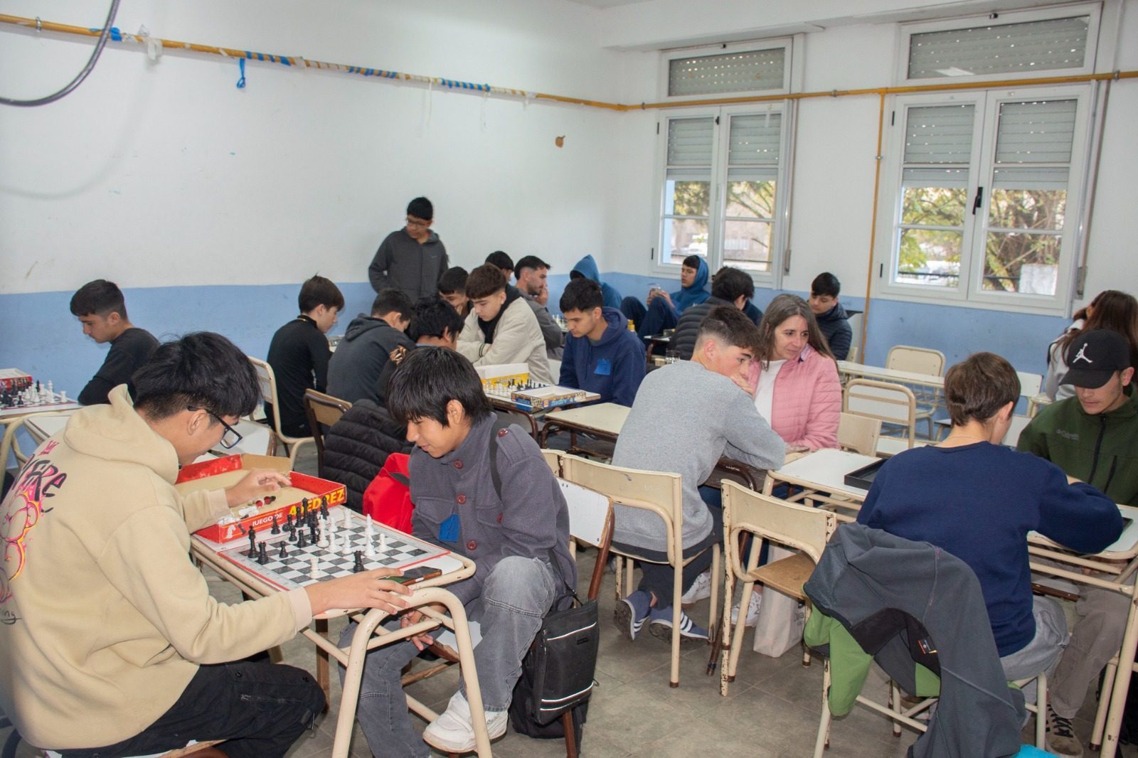 Comenzó el 1º Torneo Intercolegial de Ajedrez en Sierra Chica