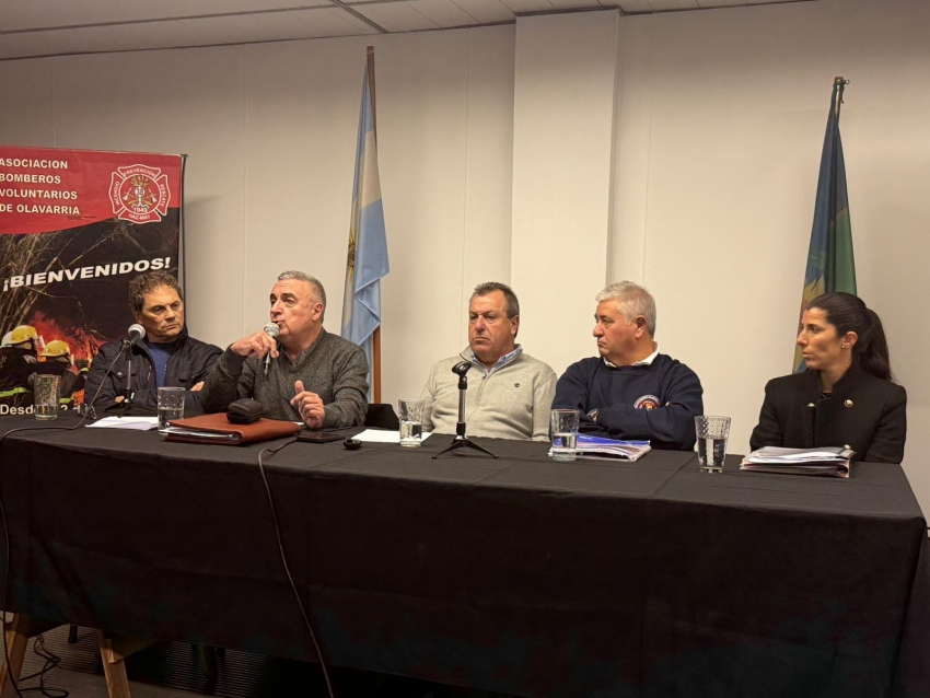 Bomberos Voluntarios brindó una conferencia de prensa tras la última Asamblea Anual