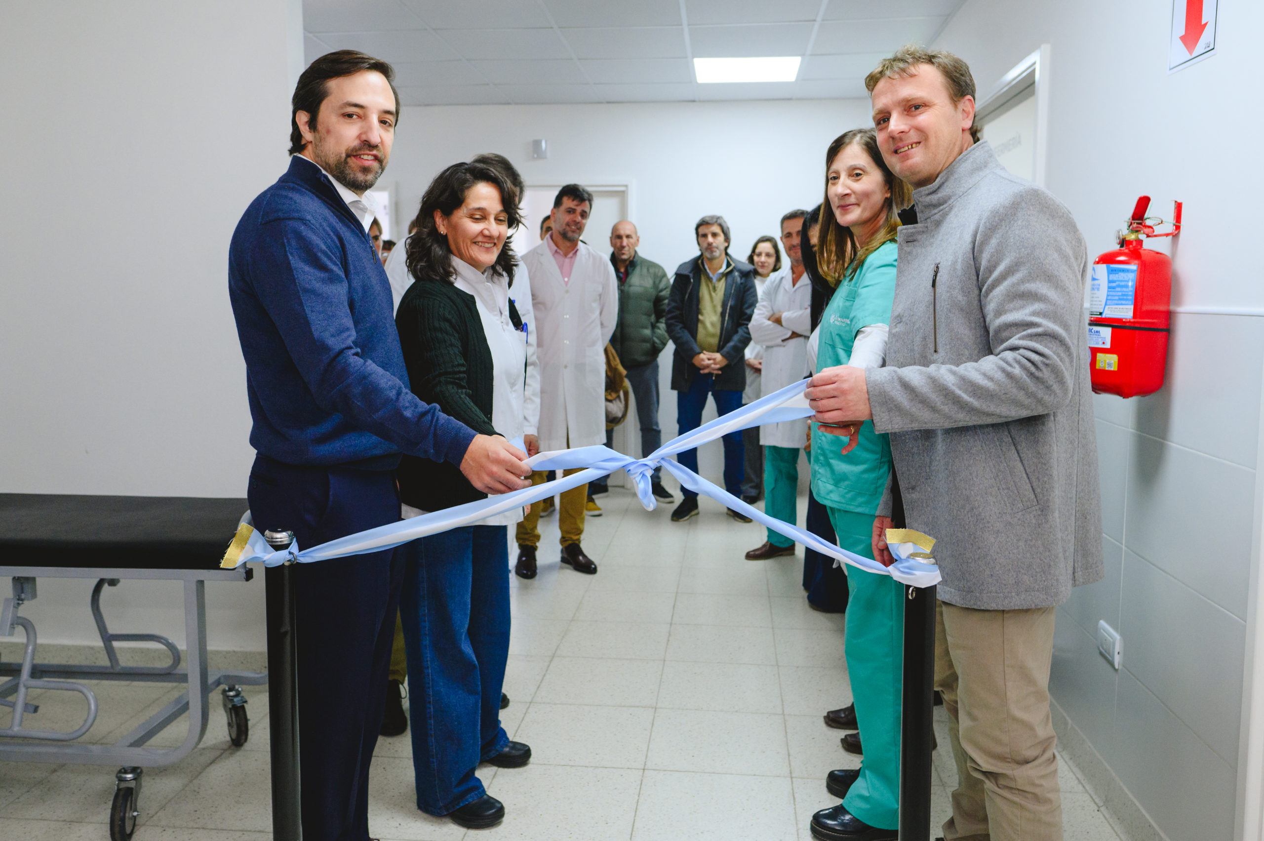 Wesner y Kreplak inauguraron el nuevo sector de internación del Hospital Municipal