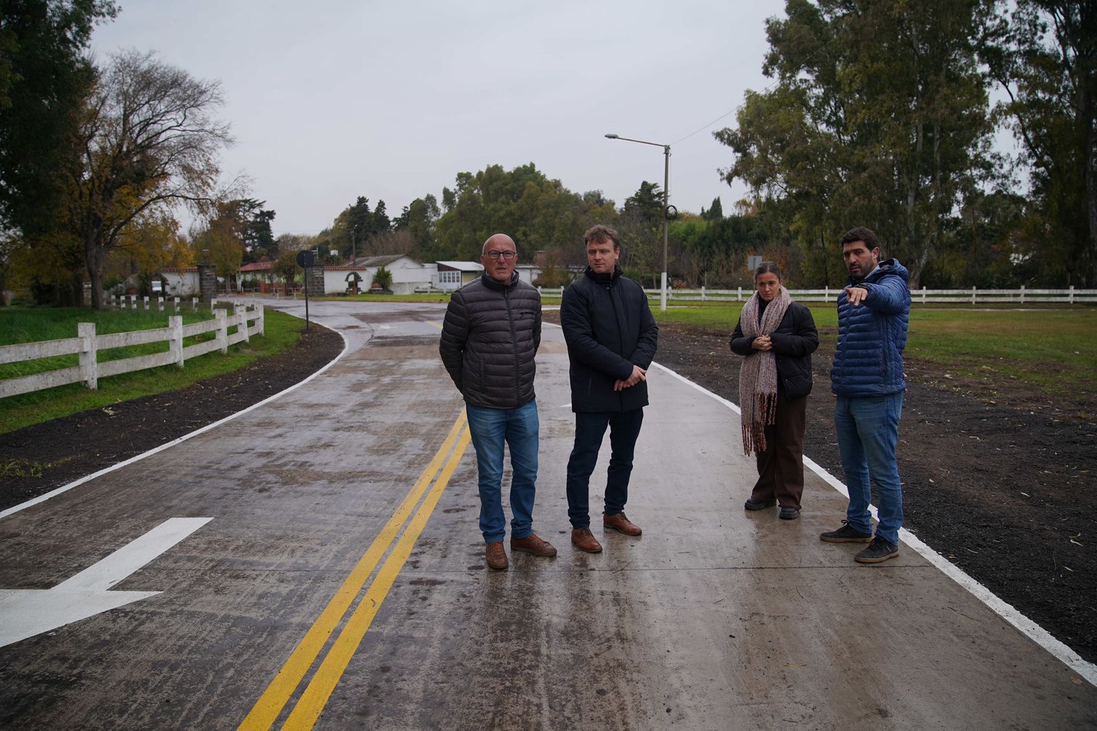 Culminó la obra de reparación del acceso a Loma Negra