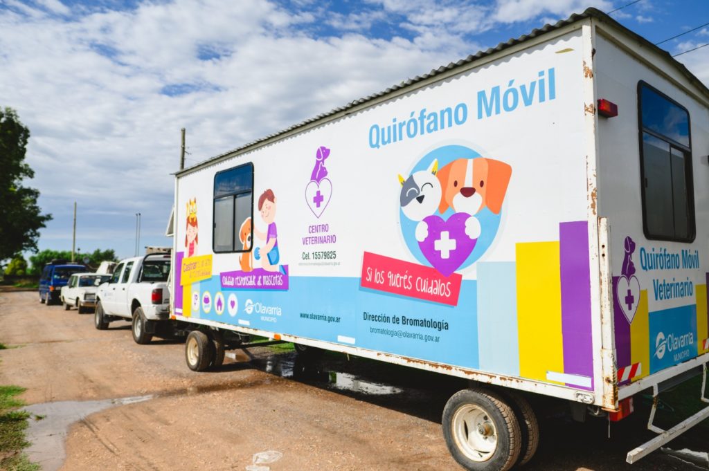 El Quirófano Veterinario Móvil continúa recorriendo barrios y localidades