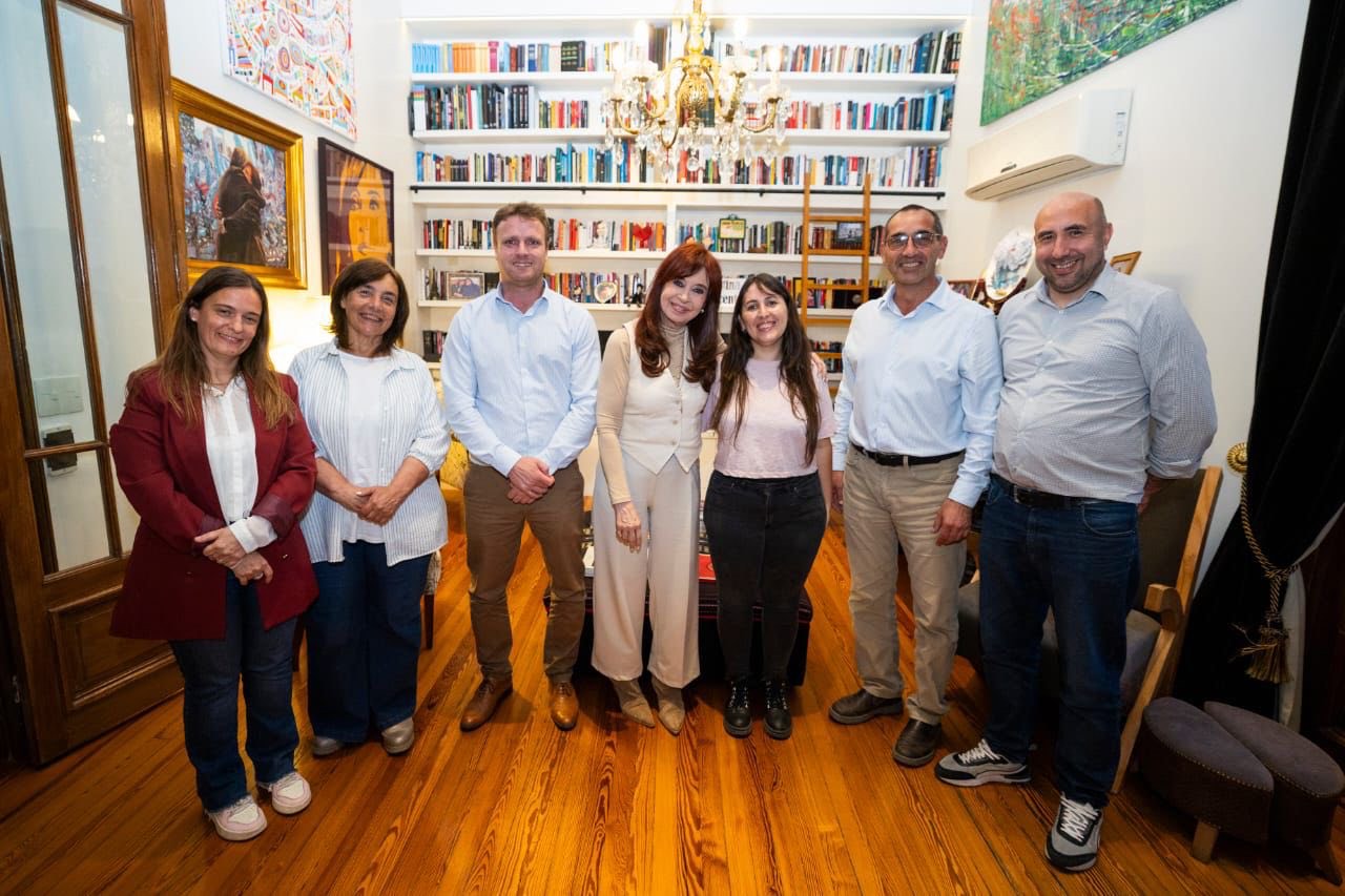 Maximiliano Wesner visitó a CFK en su casa de San José 1111