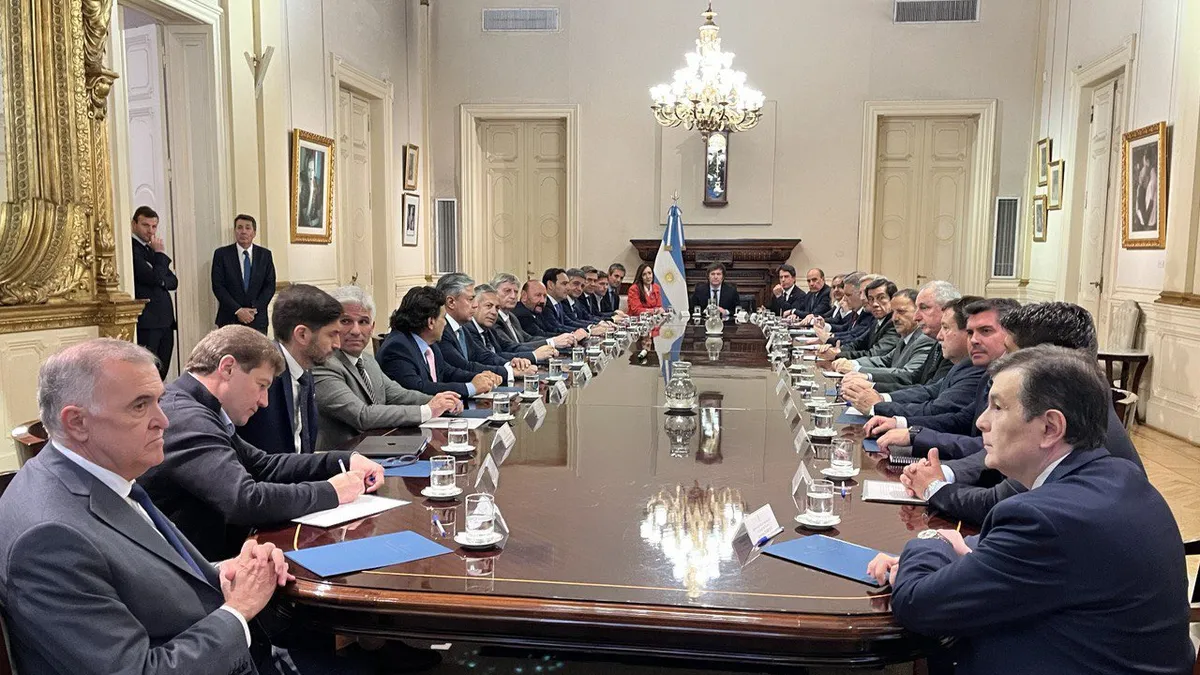 Sin convocar a Kicillof, Milei recibirá este jueves a la mayoría de los gobernadores