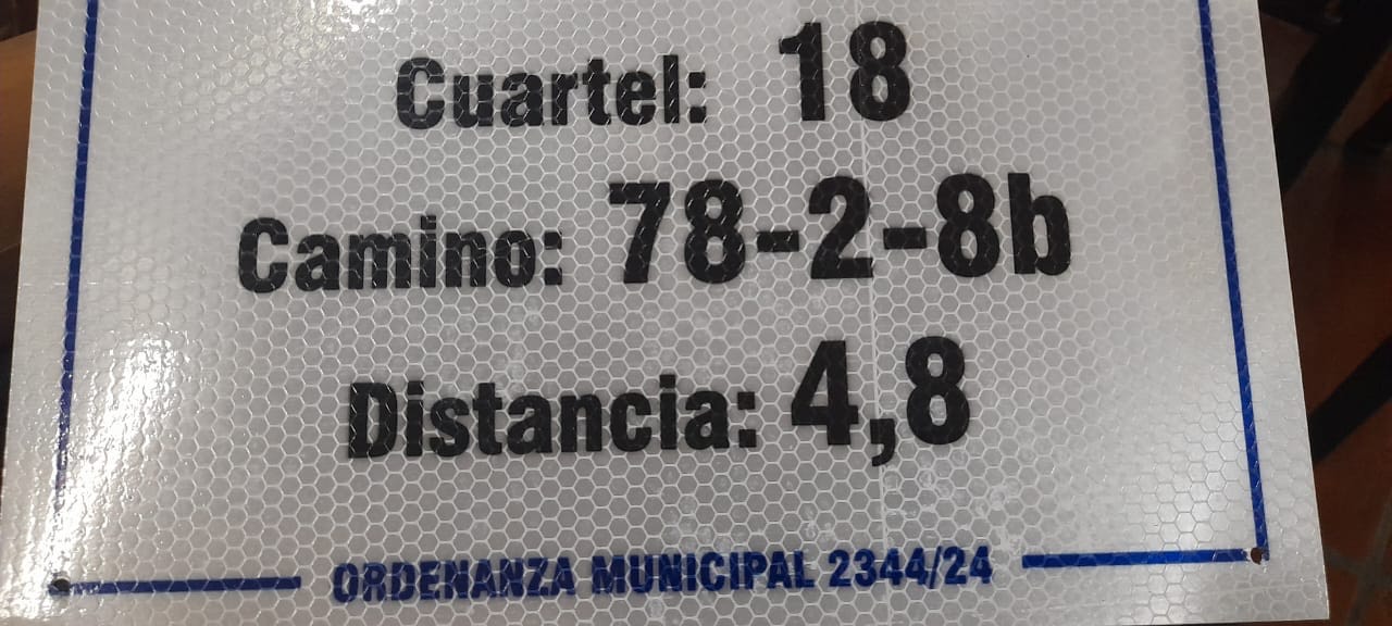 Insólito: El Municipio confeccionó mal las chapas del Programa “Tranqueras Conectadas”