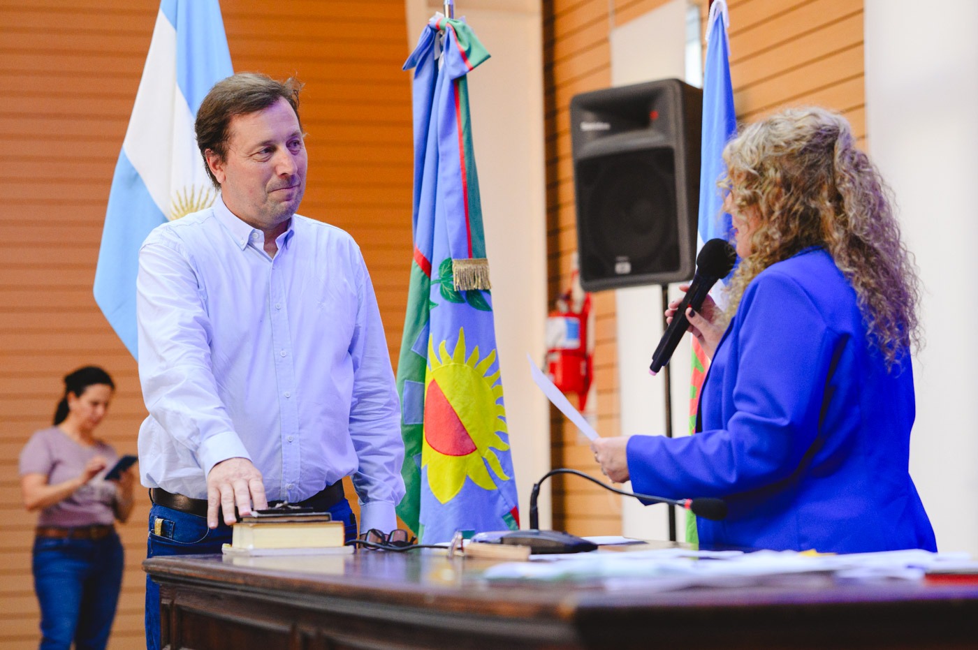 Asumieron los nuevos concejales y Guillermo Santellán fue reelecto como presidente del HCD