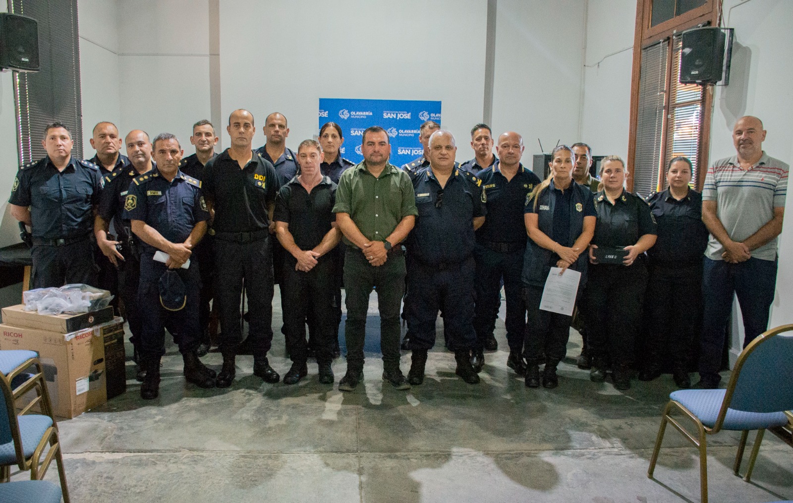 El Municipio hizo entrega de equipamiento informático a seccionales locales de la Policía Bonaerense