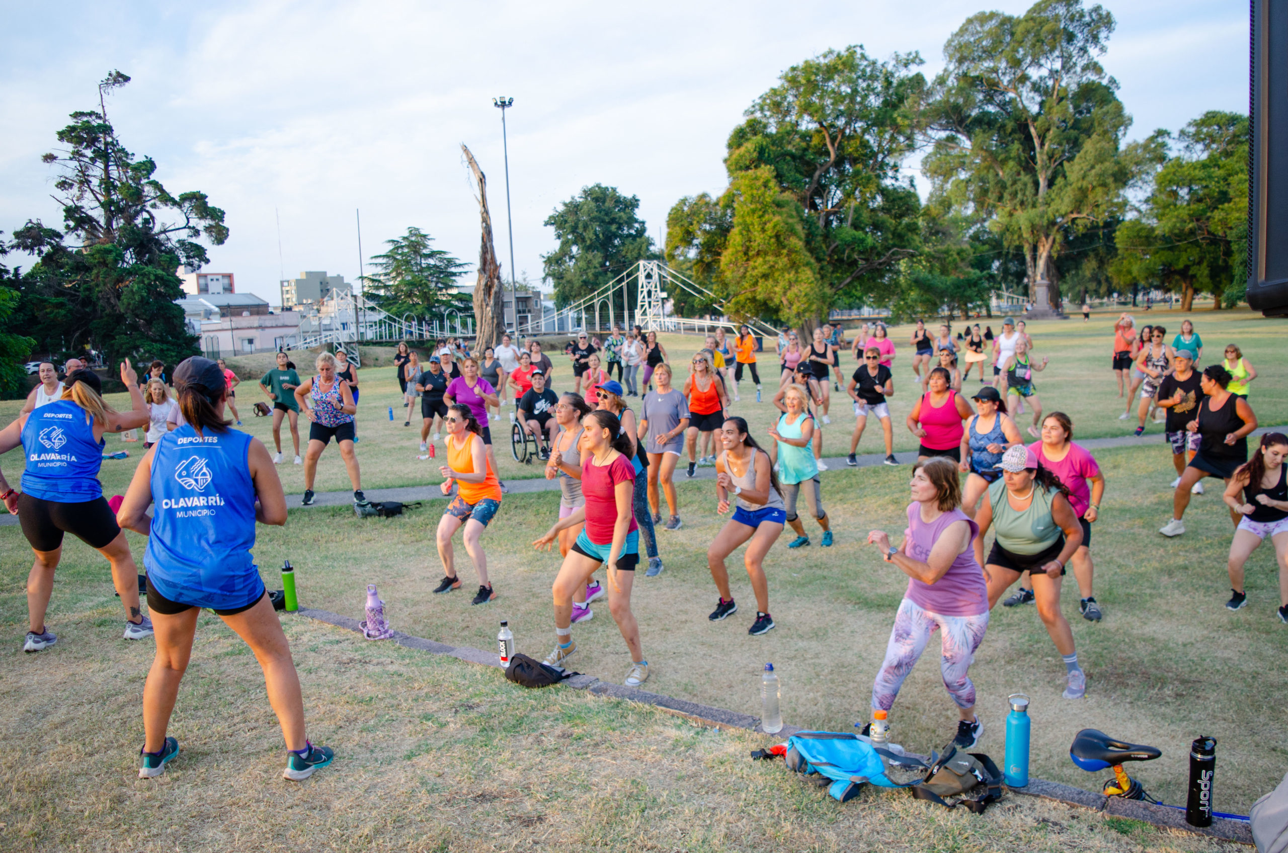 "Gimnasia en los Parques", la propuesta más elegida por los olavarrienses durante el verano