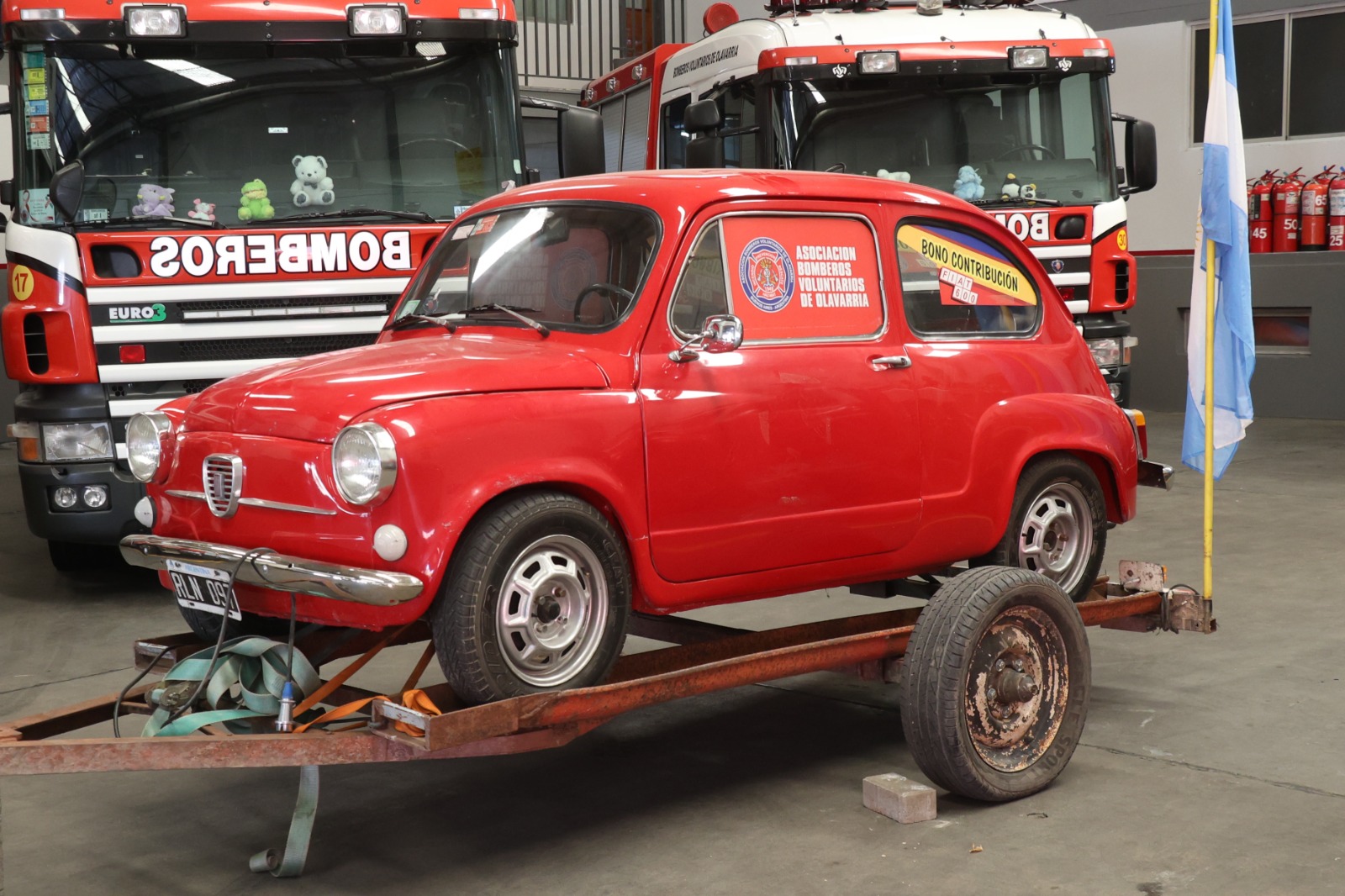Bomberos Voluntarios realizó el sorteo del Fiat 600