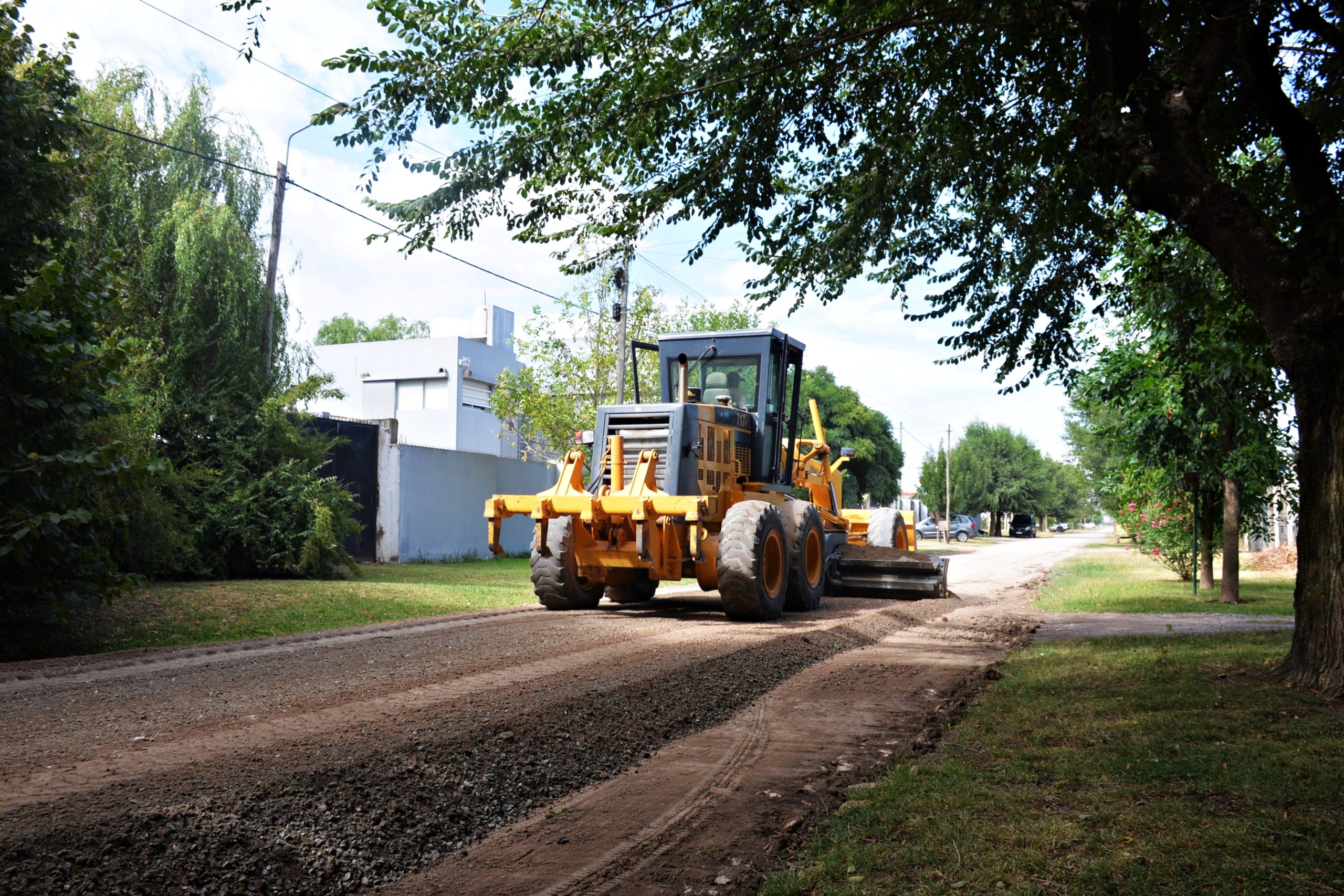 Se llevaron adelante trabajos de mantenimiento de calles en Villa Aurora