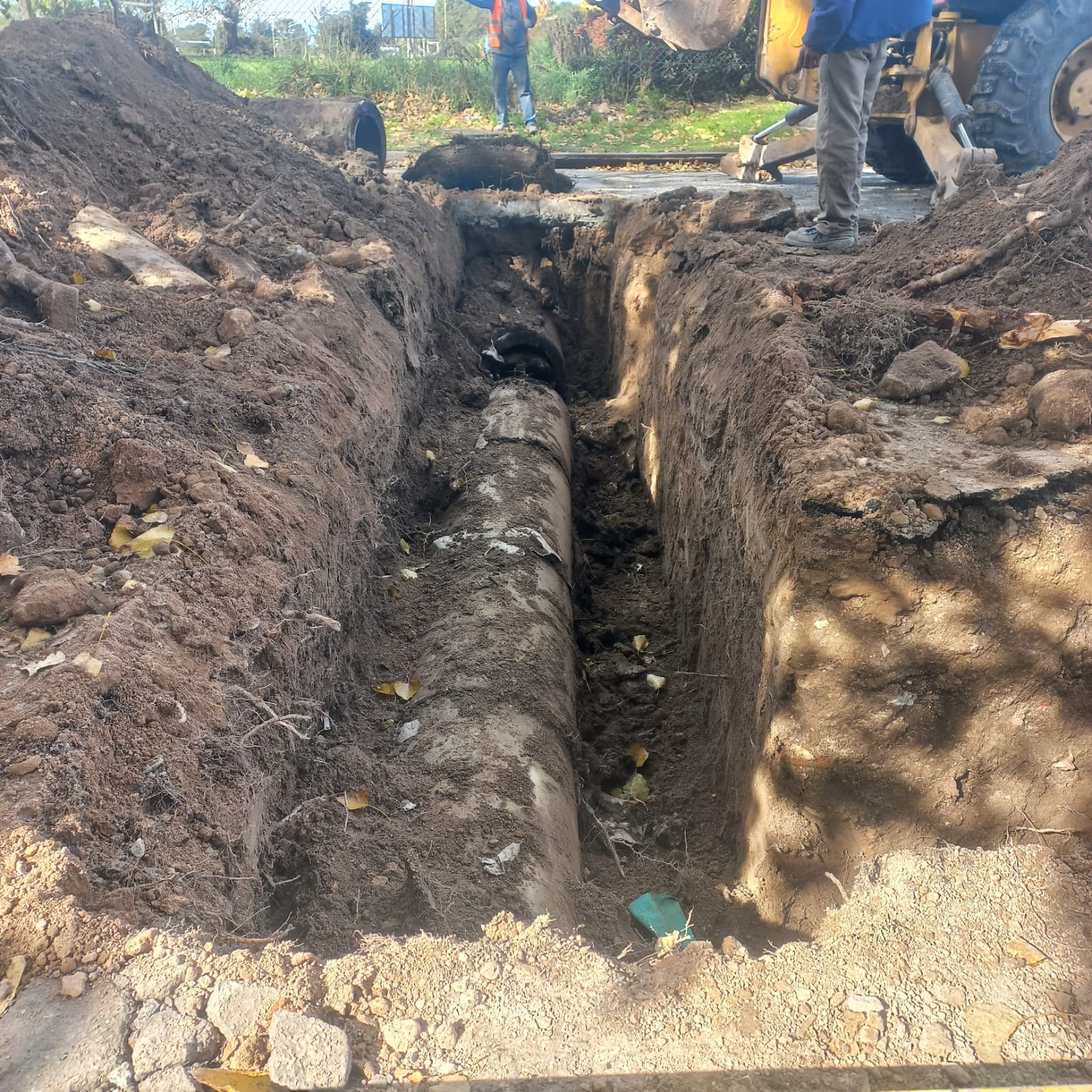 Se llevó a cabo una importante obra hidráulica en el Barrio Independencia