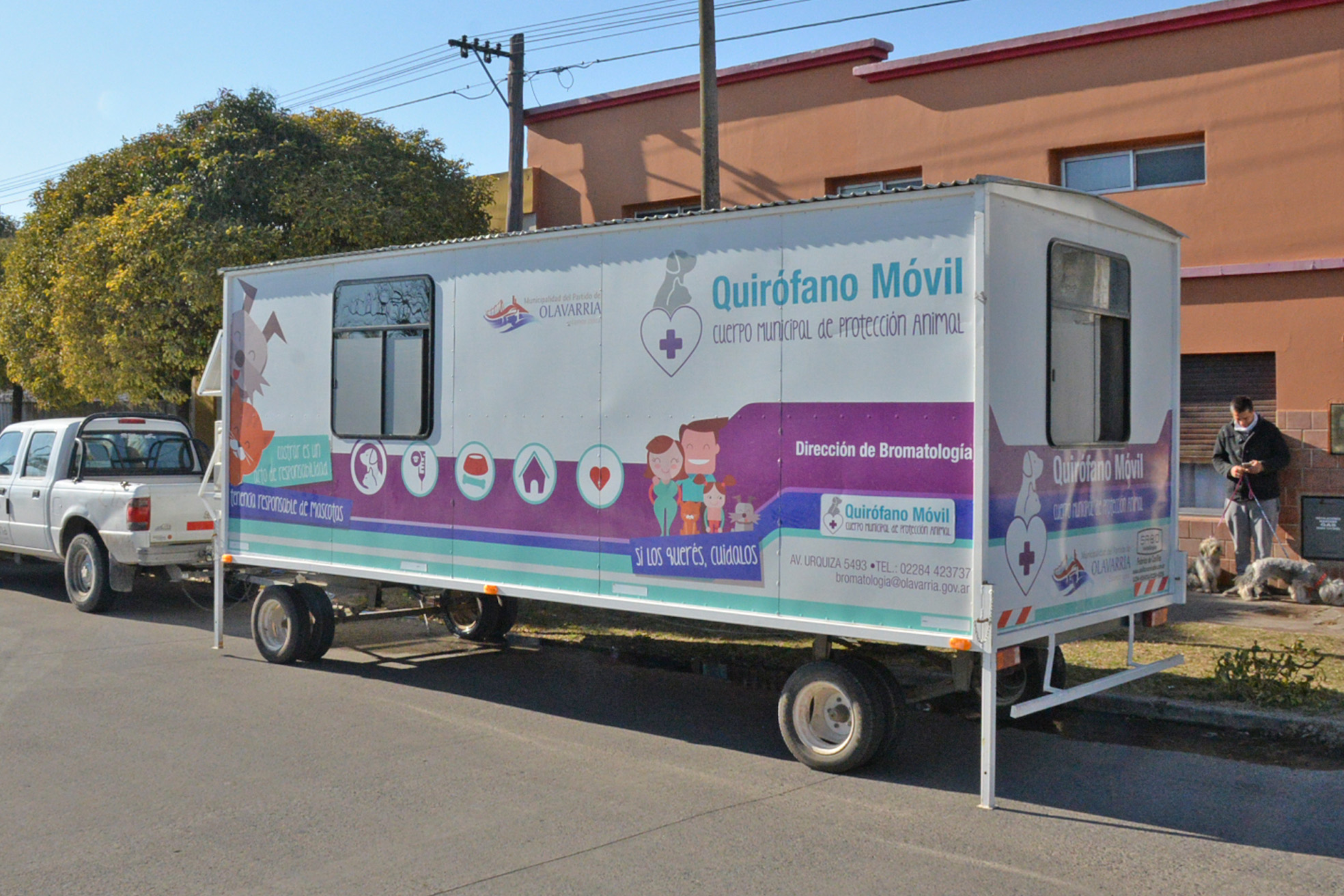 Se dio a conocer el cronograma del Quirófano Veterinario Móvil para la semana entrante